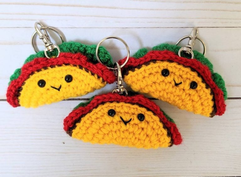 Taco Keychain