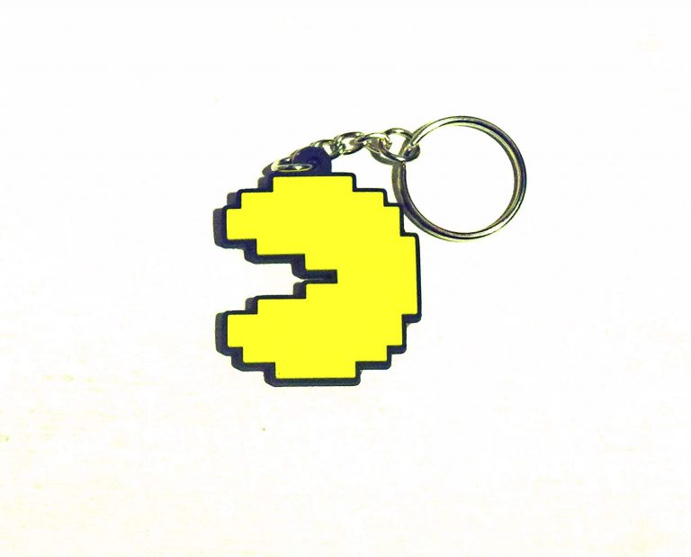 Pac Man Keychain