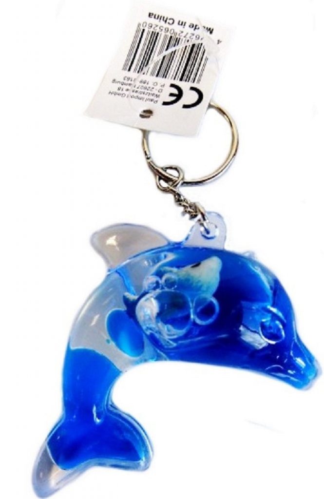 dolphin keychain plush