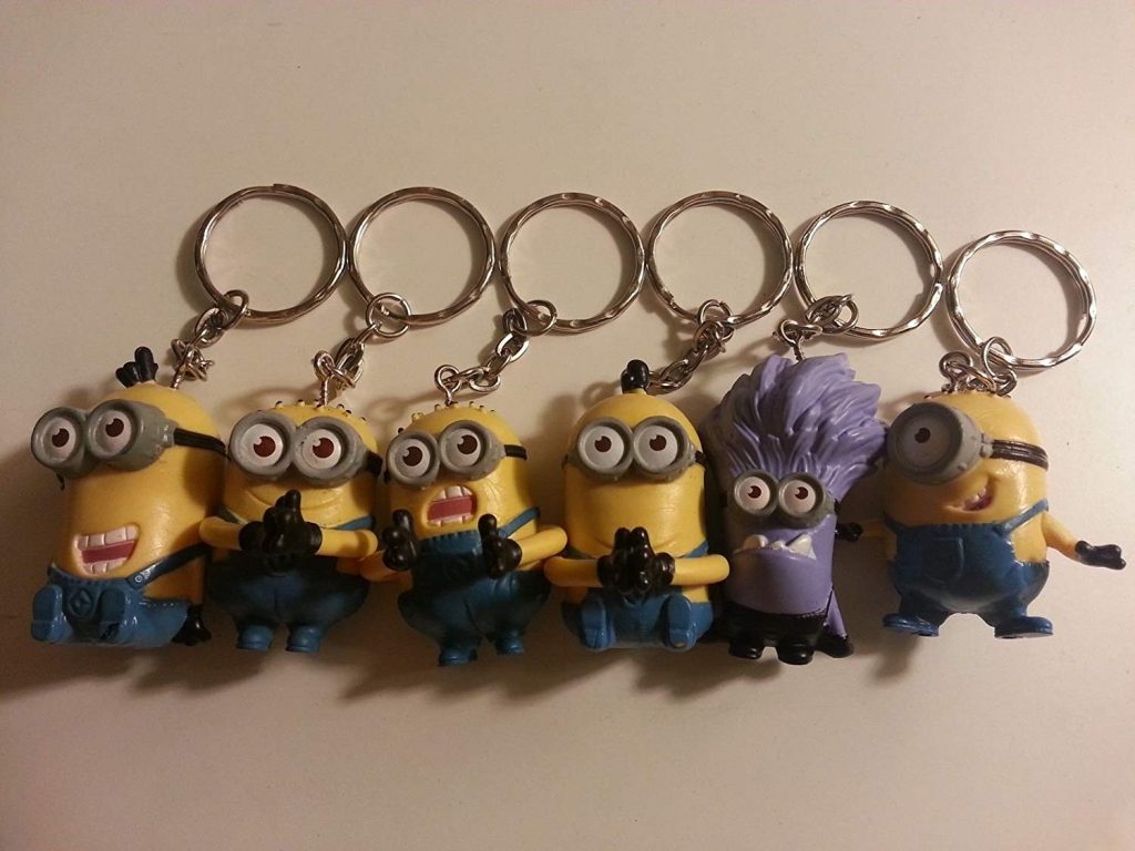 minion soft toy keychain