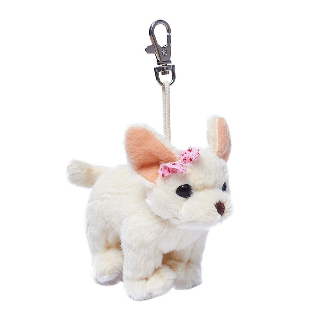 plush dog keychain